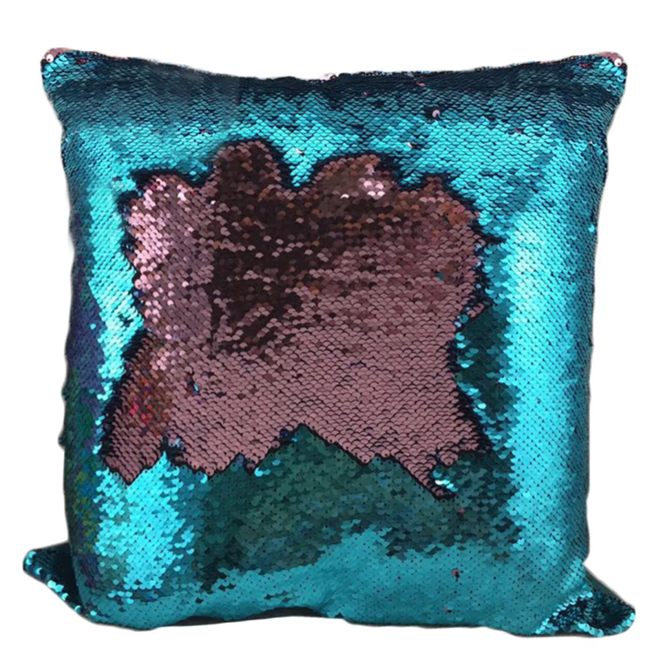 Mermaid Sequin Cushion Cover - 40cmX40cm -