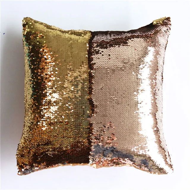 Mermaid Sequin Cushion Cover - 40cmX40cm -
