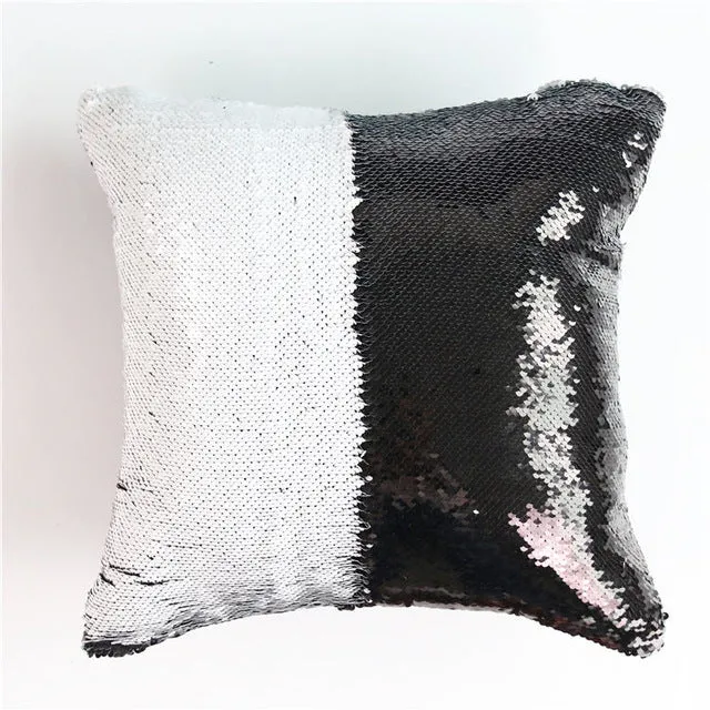 Mermaid Sequin Cushion Cover - 40cmX40cm -