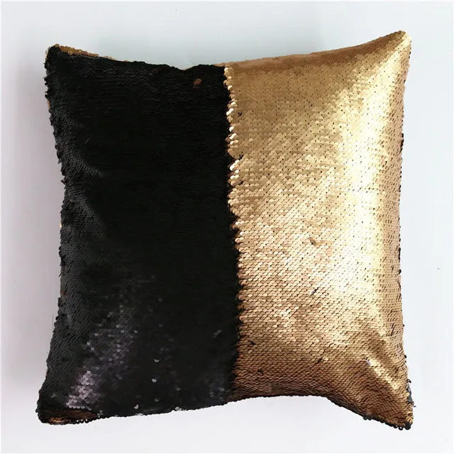 Mermaid Sequin Cushion Cover - 40cmX40cm -
