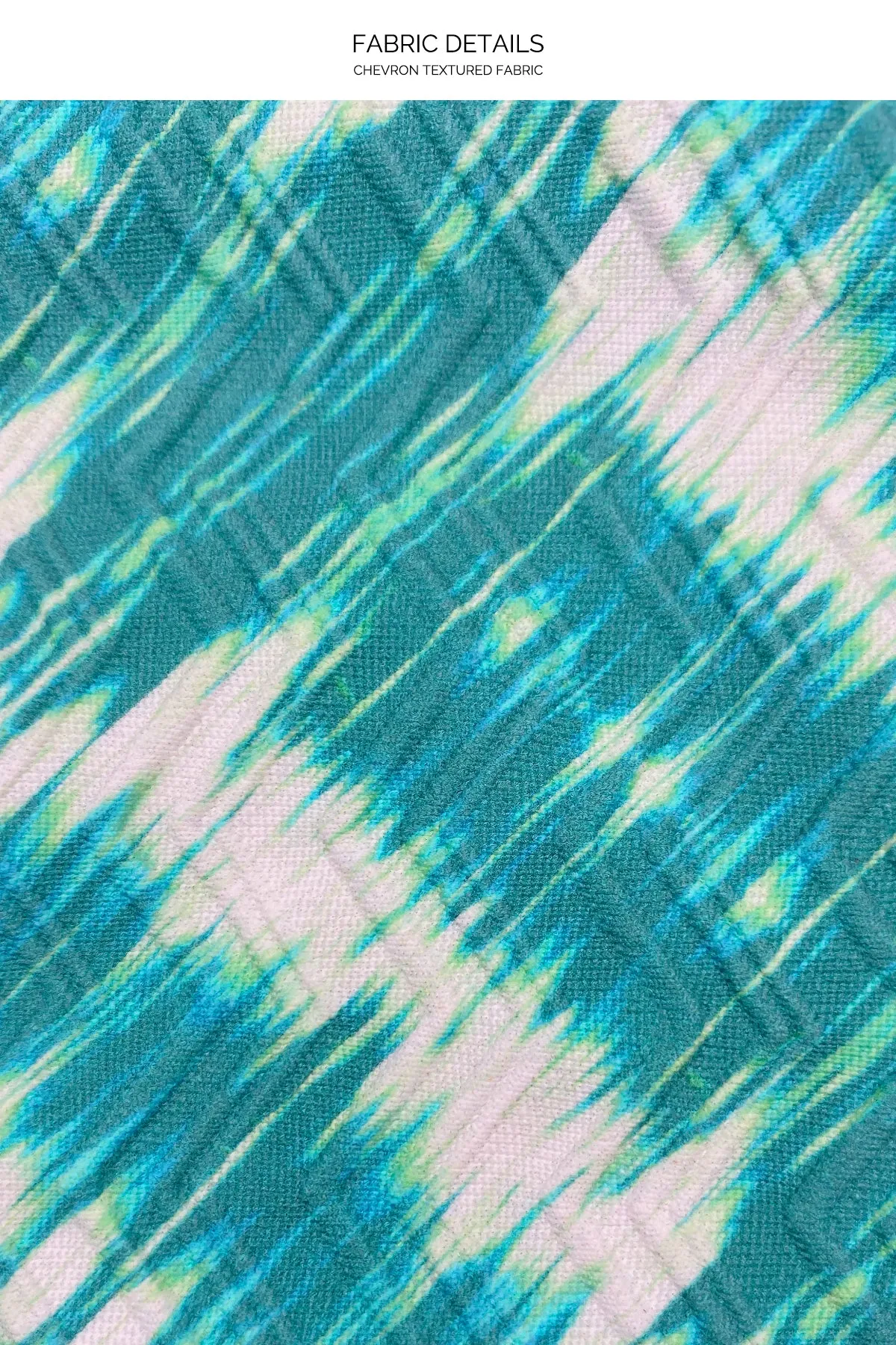 MERMAID WISHES - Wavey Triangle Top & Wavey Ruched Back Tie Side Bottom • Multicolor