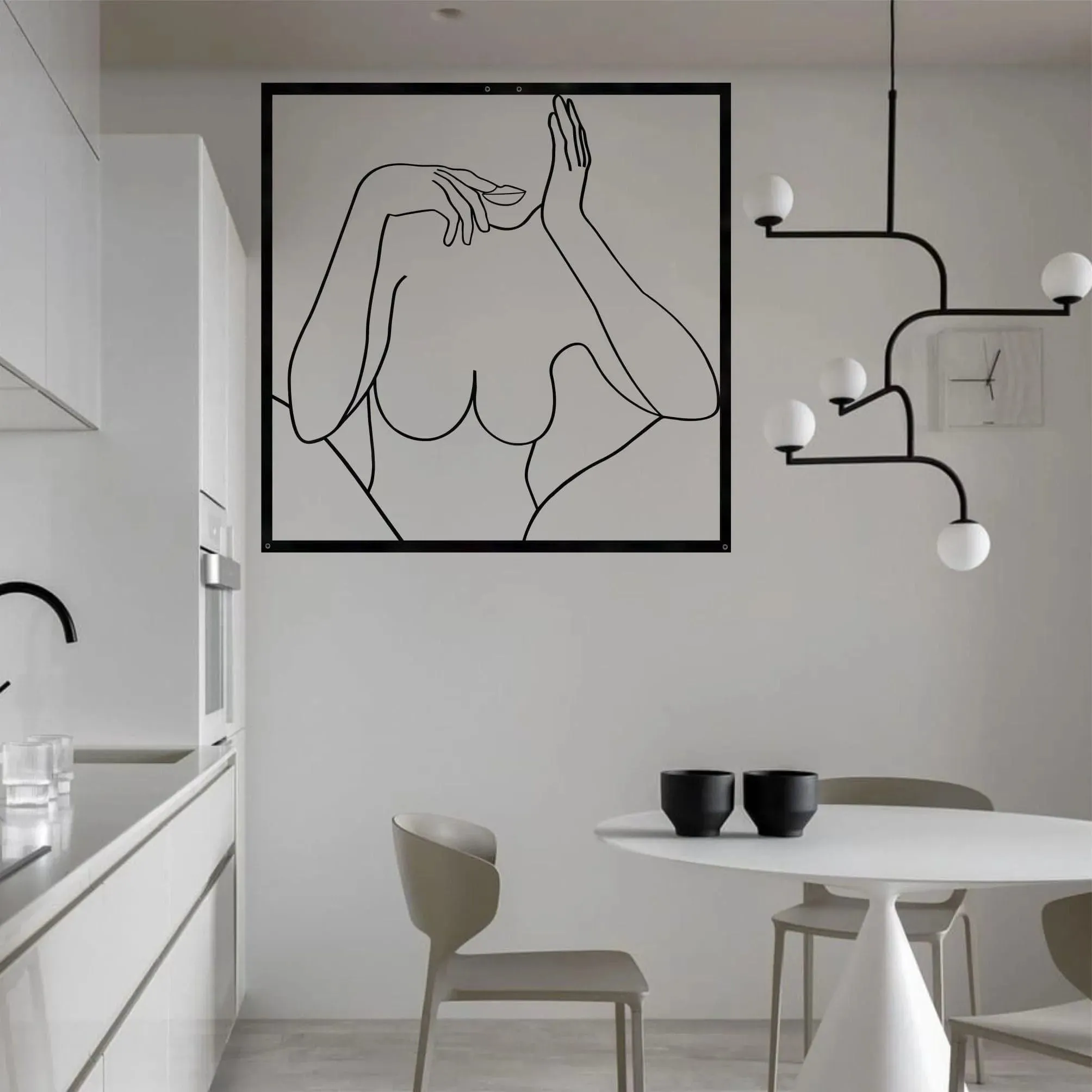 Minimalist Female Body Wall Decor