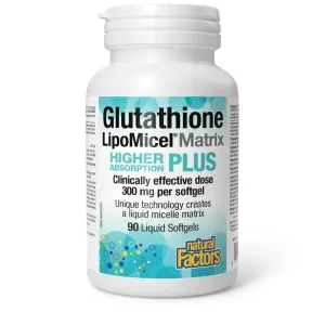 Natural Factors Glutathione LipoMicel Matrix 90 Softgels