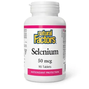 Natural Factors Selenium 50mcg 90 Tablets