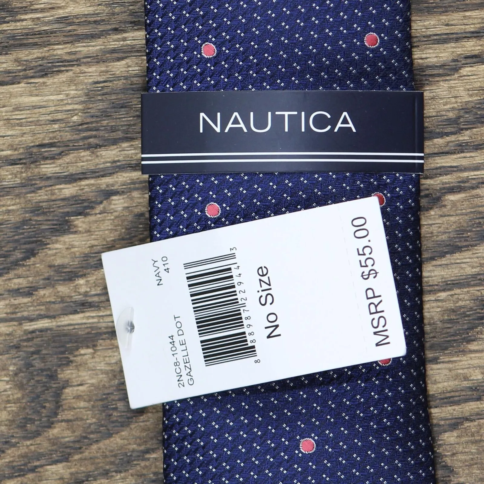 Nautica Men's Gazelle Dot Polyester Tie