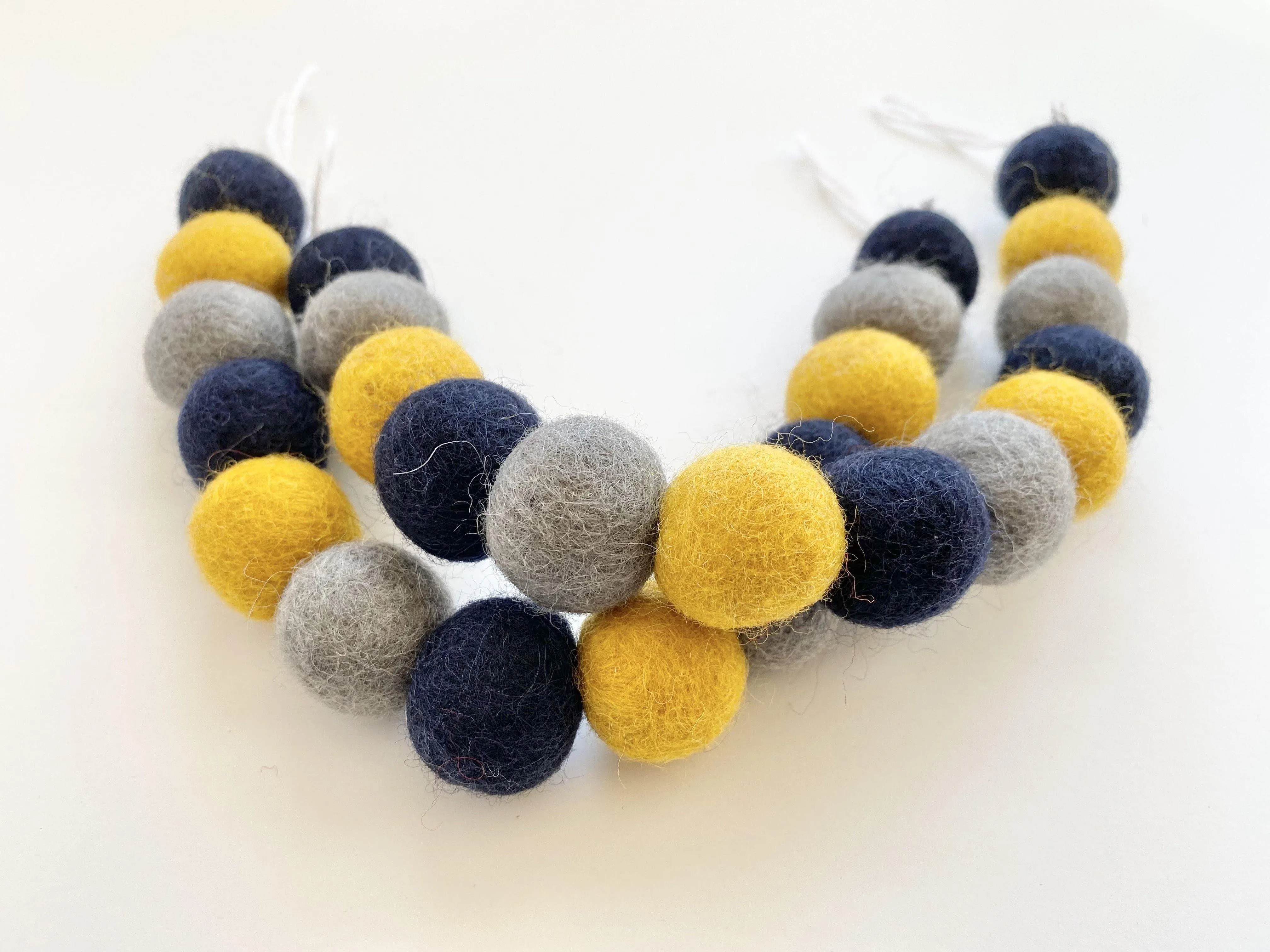 Navy & Gold Curtain Ties