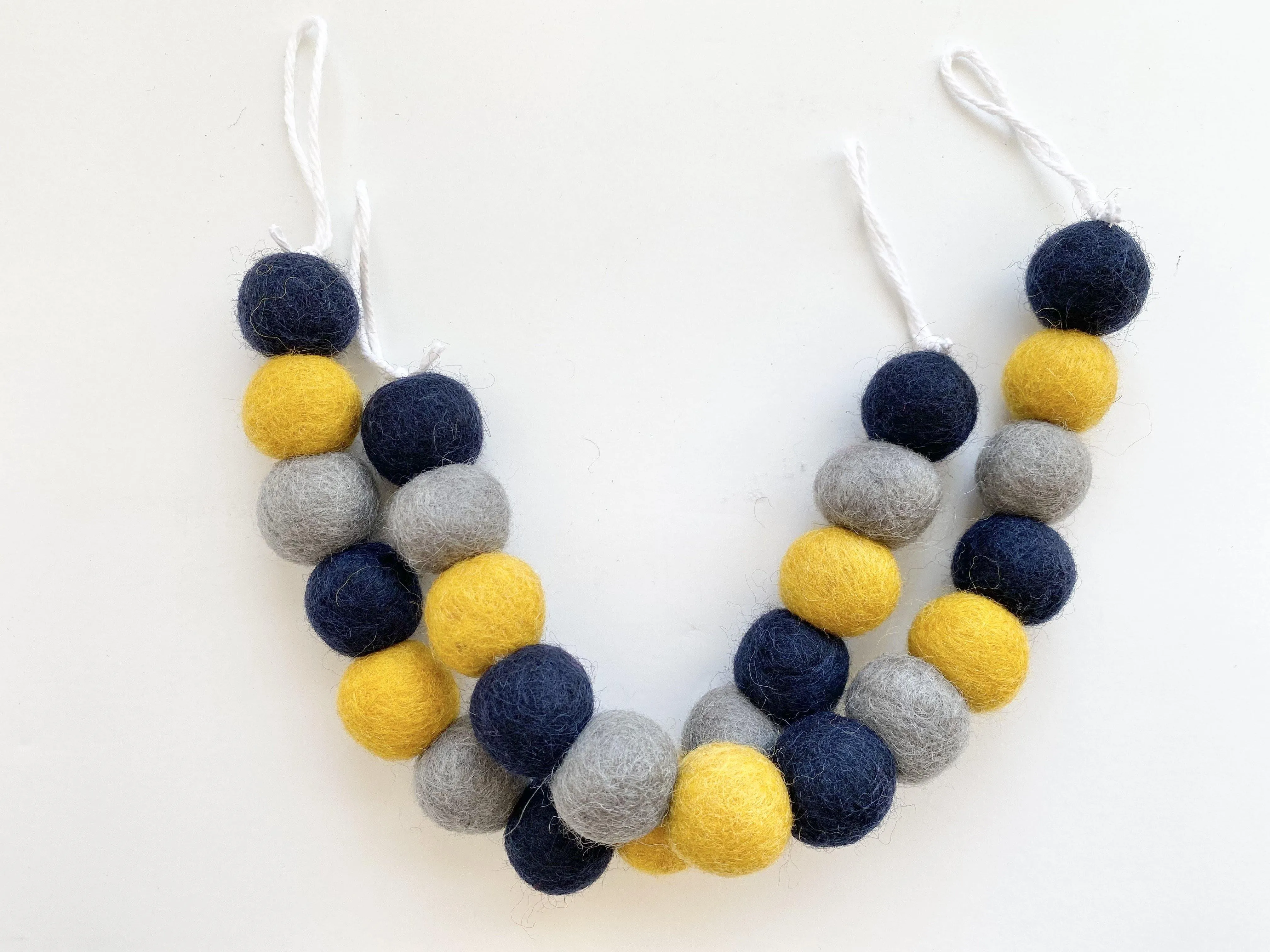 Navy & Gold Curtain Ties
