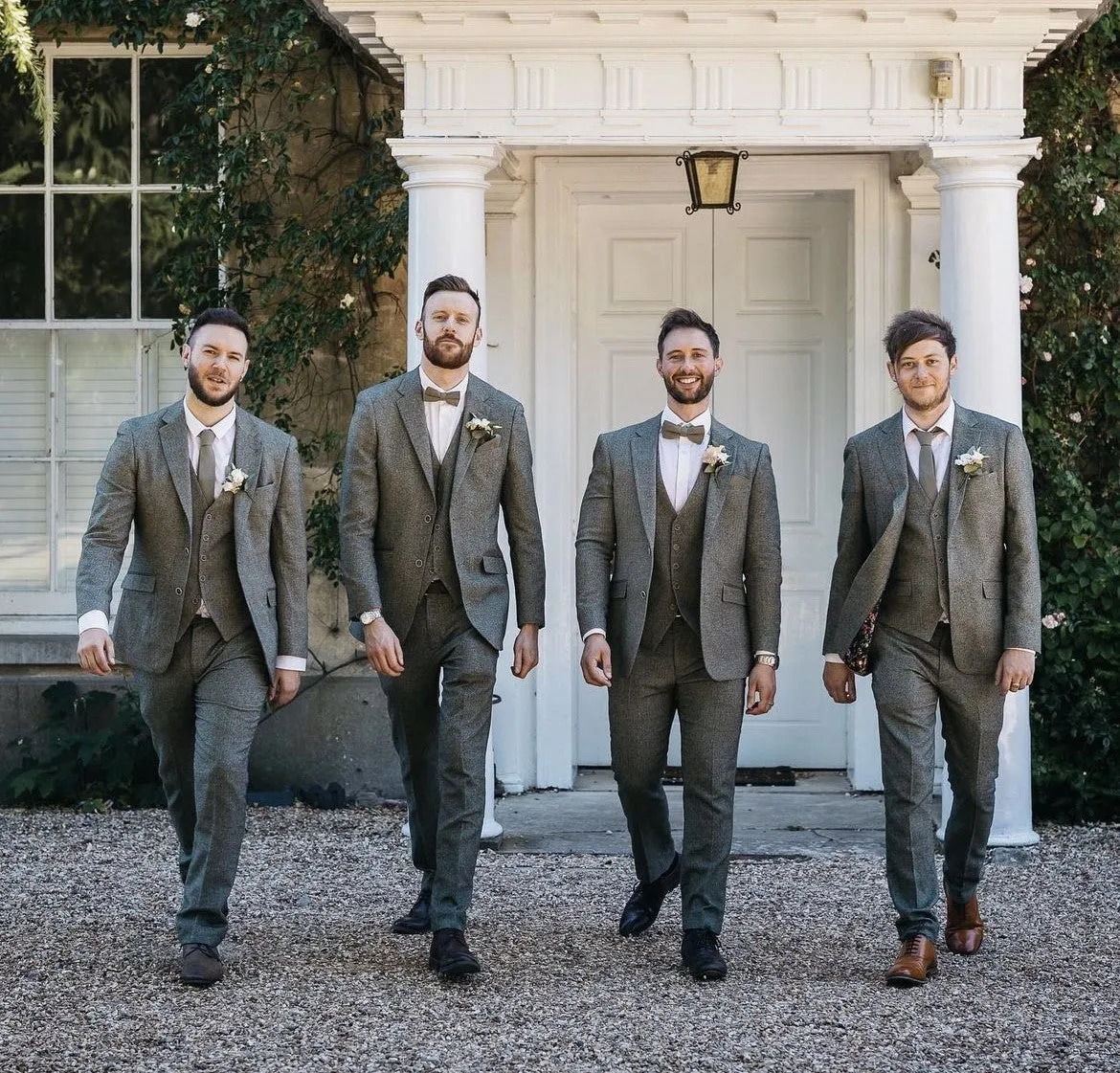 Neve Green Skinny Cotton Tie and Pocket Square Set