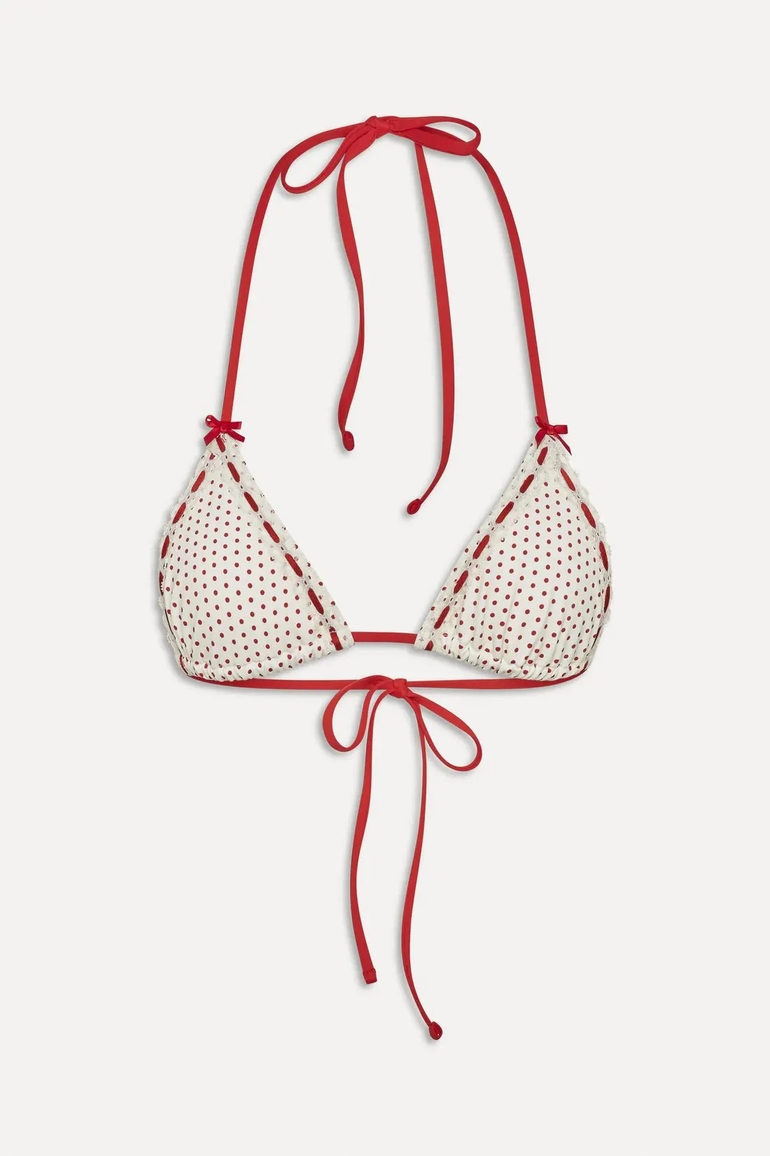 Nick Top in Strawberry Polka Dot