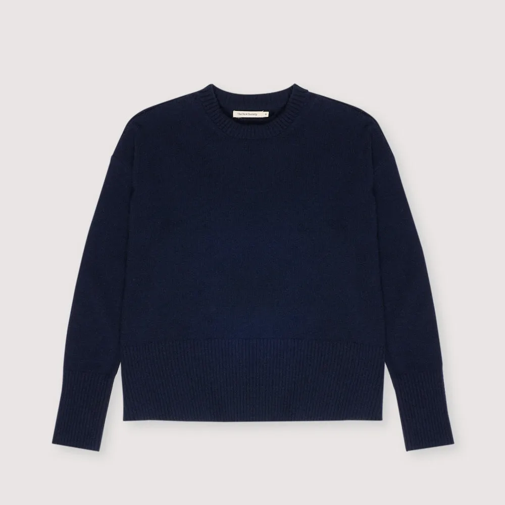 Nikos Cashmere Woman's Jumper | Navy