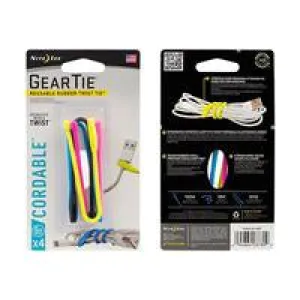 NITE IZE-GEAR TIE (CORDABLE) - 6"