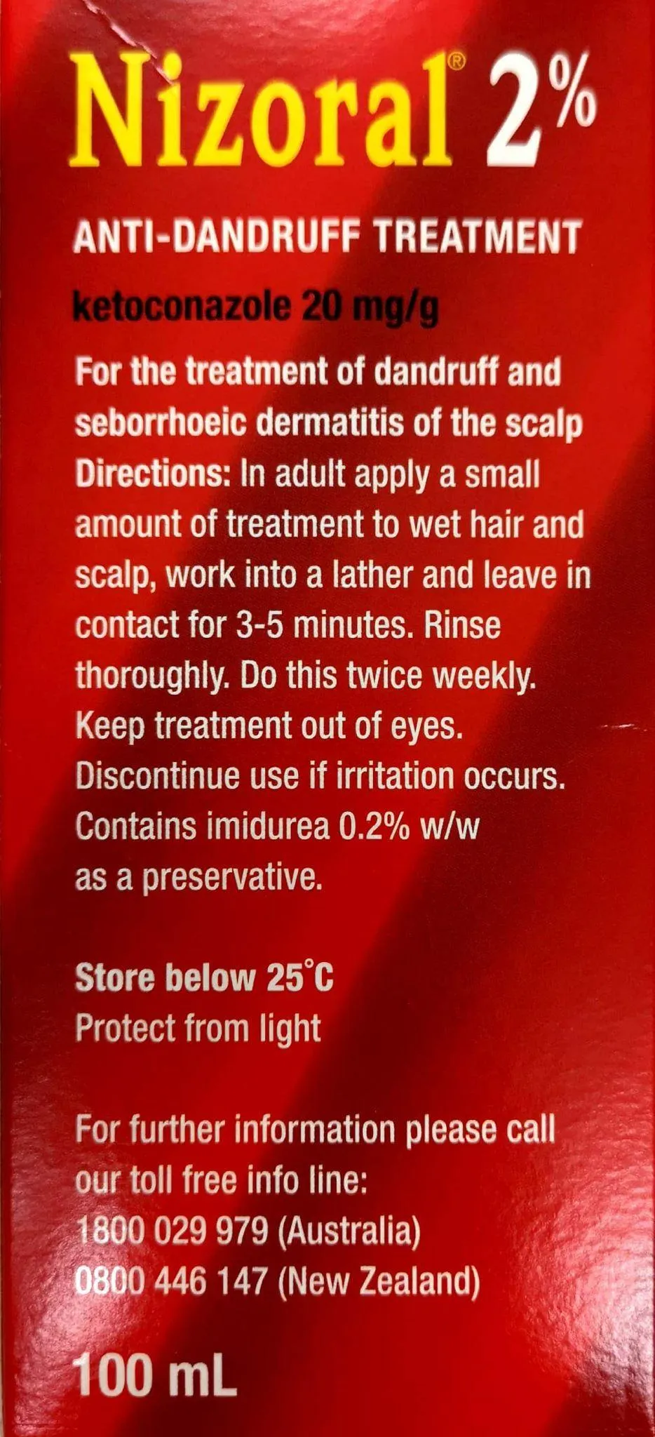 Nizoral 2% Anti Dandruff Treatment 100ml