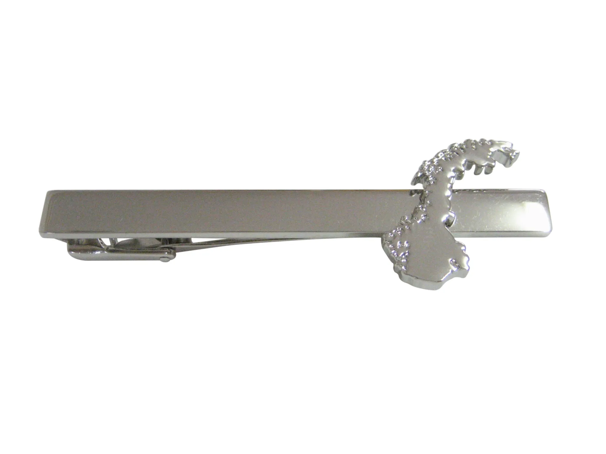 Norway Map Shape Pendant Square Tie Clip