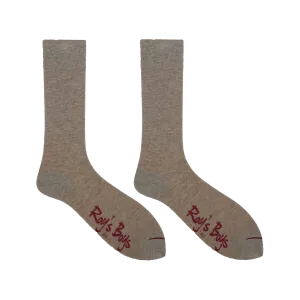 Oatmeal Marl Luxury Cashmere Blend Socks