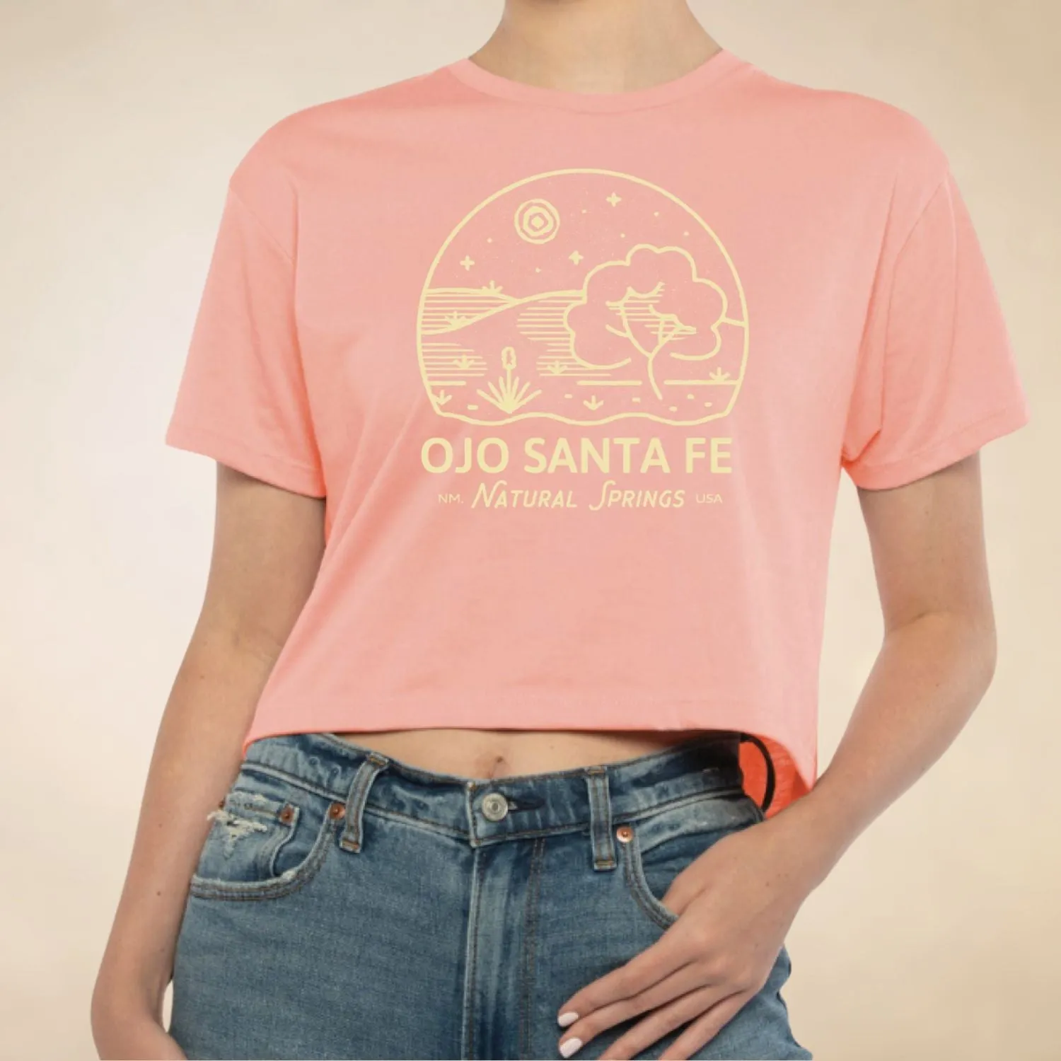 Ojo Santa Fe Landscape Crop Tee - Assorted