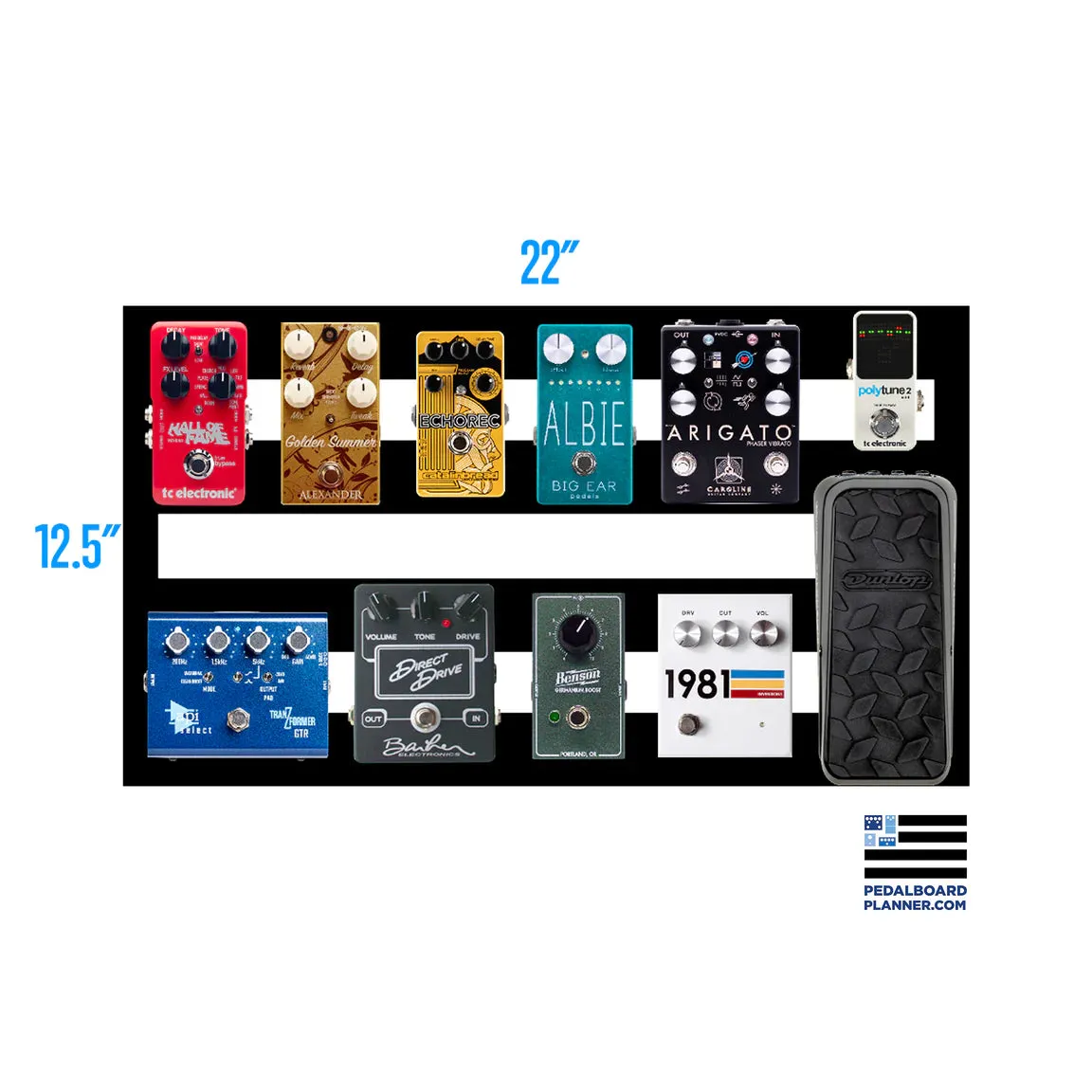 Pedaltrain® Classic 1 Pedalboard with Soft Case