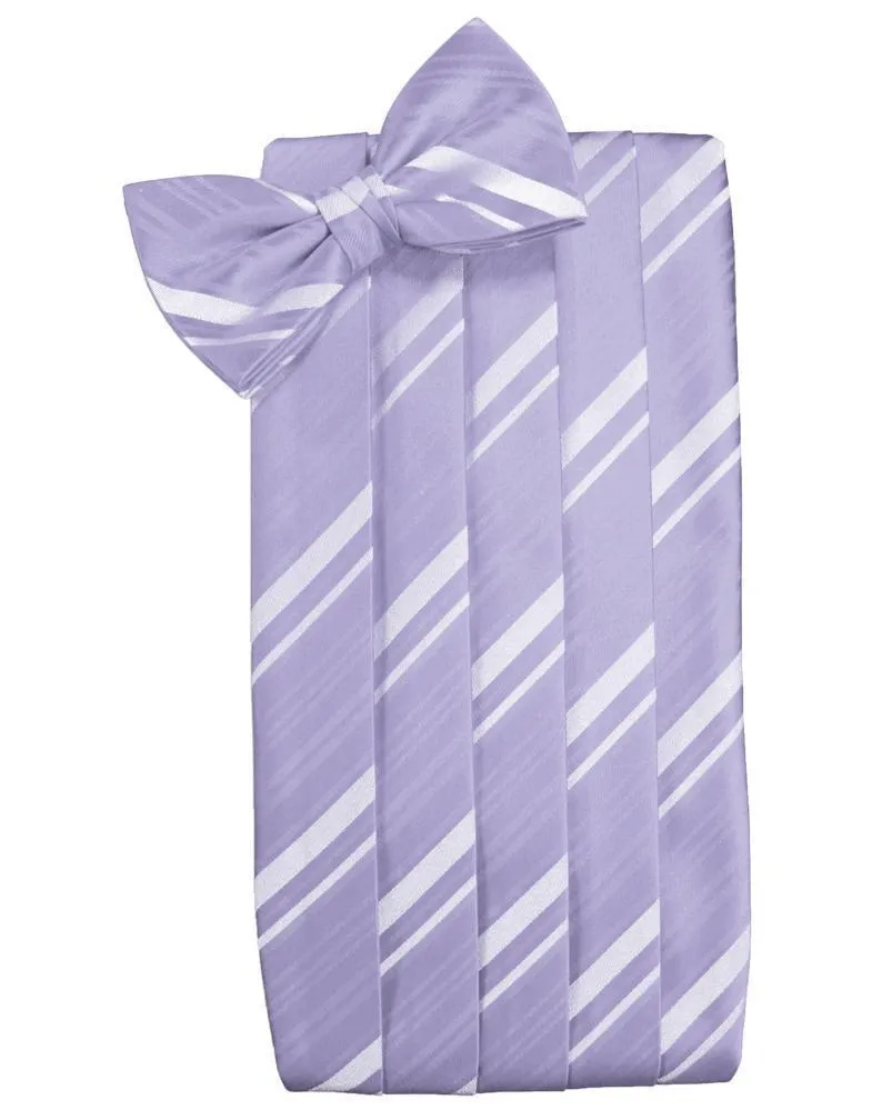 Periwinkle Kids Striped Satin Cummerbund