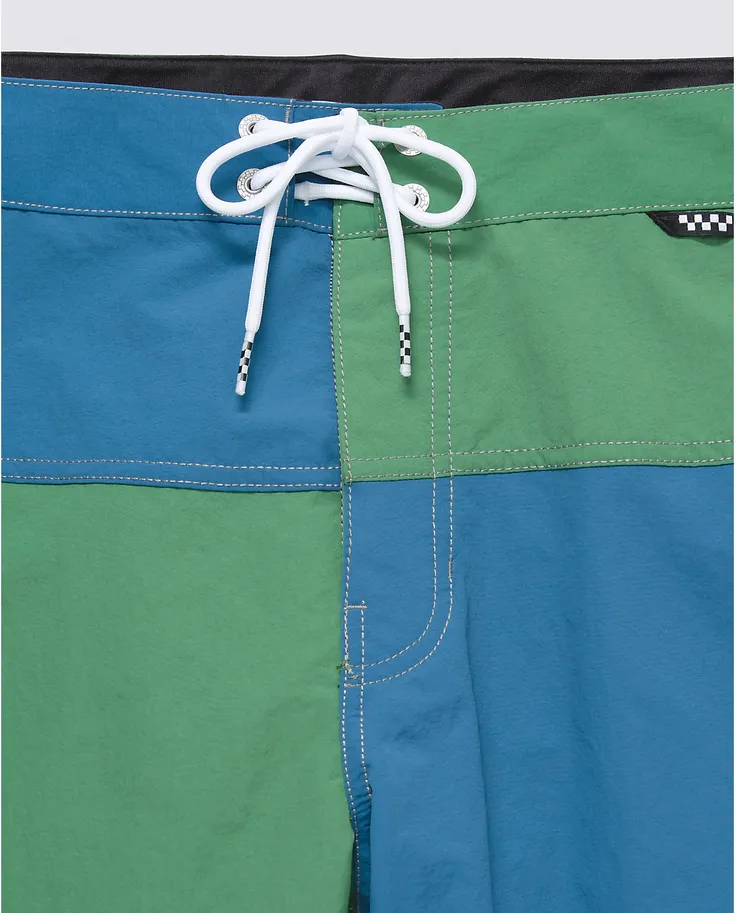 PILGRIM BLOCKED 17" BOARDSHORTS - MIDNIGHT/FAIRWAY