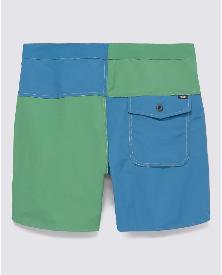 PILGRIM BLOCKED 17" BOARDSHORTS - MIDNIGHT/FAIRWAY