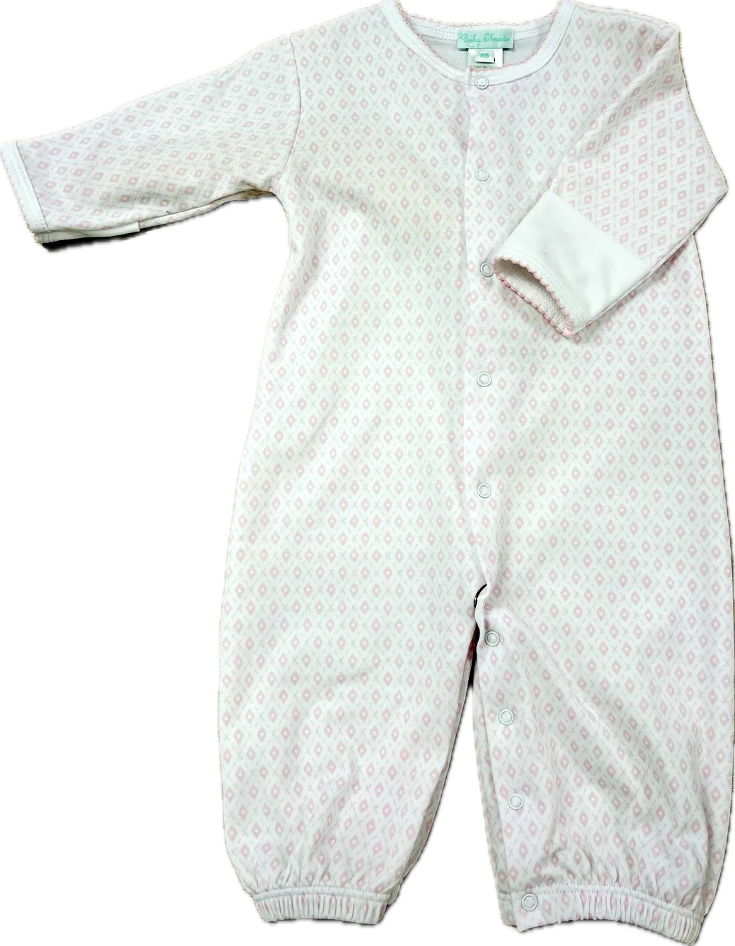 Pink Argyle with dot Baby Converter