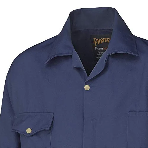 Pioneer 7-Pocket Heavy-Duty Work Coverall With Adjustable Wrist, Action Back and Elastic Waist