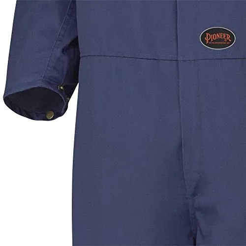 Pioneer 7-Pocket Heavy-Duty Work Coverall With Adjustable Wrist, Action Back and Elastic Waist