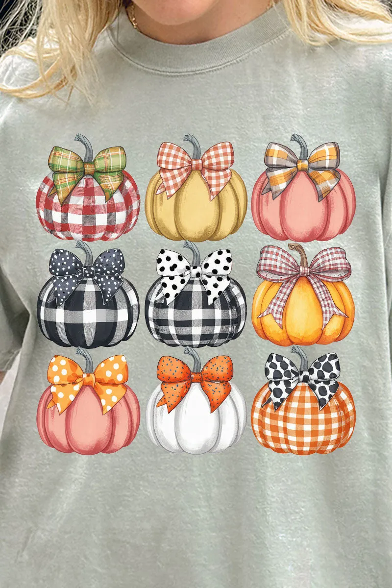 Plaid About Pumpkins Comfort Colors Adult Ring-Spun Cotton Tee