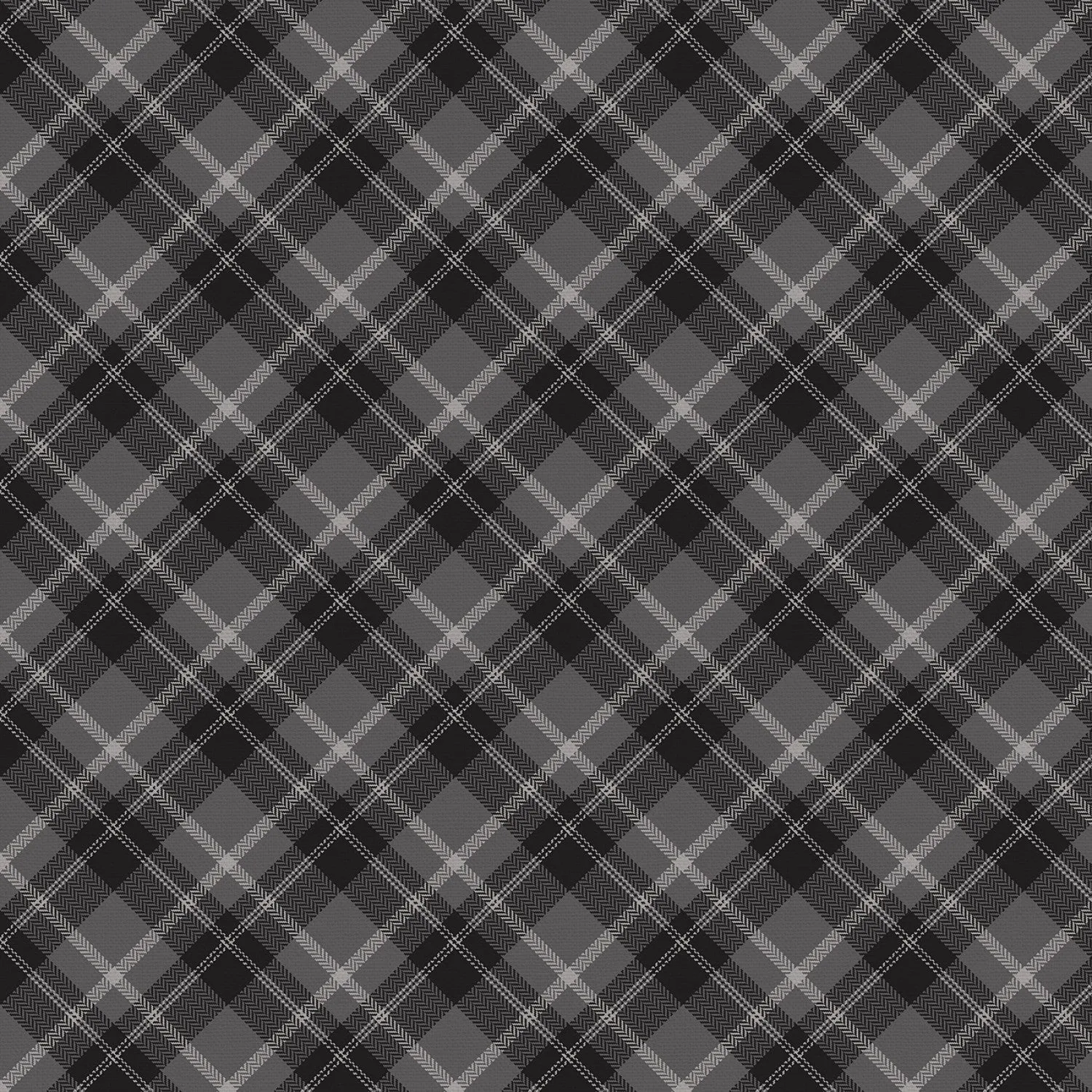 Playful Plaids Dark Grey