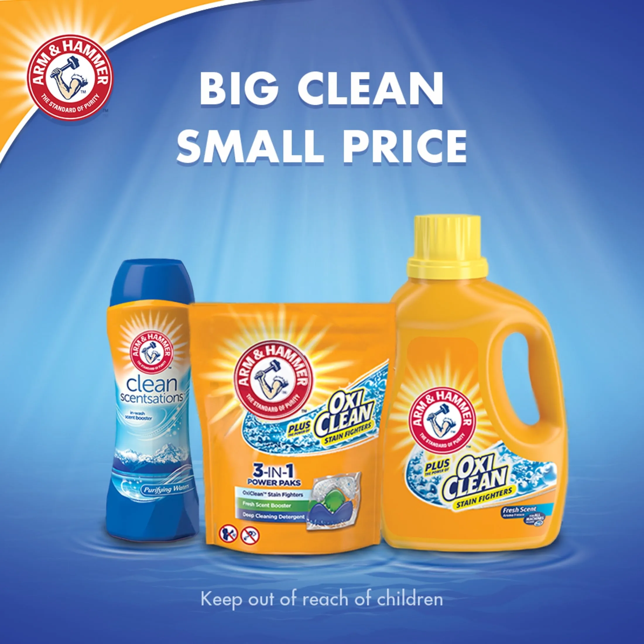 plus Oxiclean Fresh Scent, 75 Loads Liquid Laundry Detergent, 131.25 Fl Oz