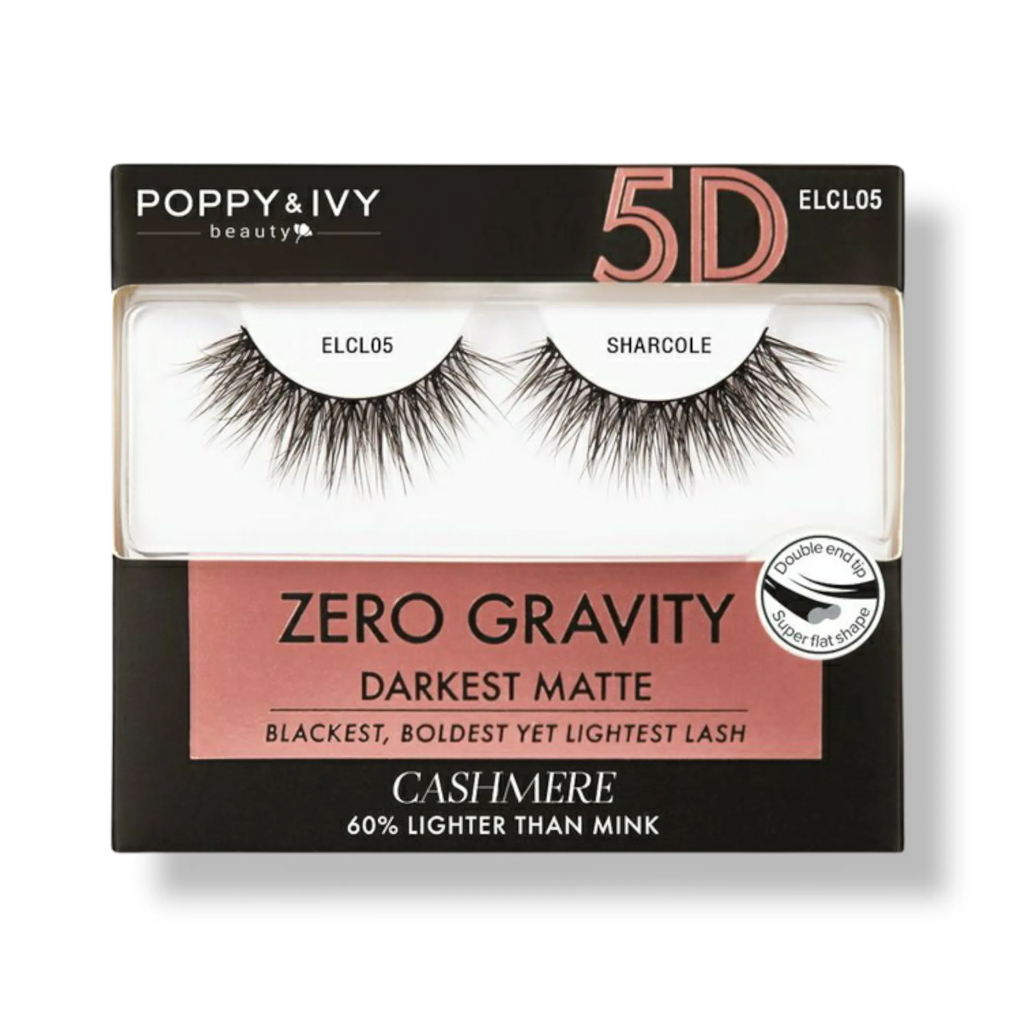 Poppy & Ivy Zero Gravity 5D Cashmere Lashes (Darkest Matte)