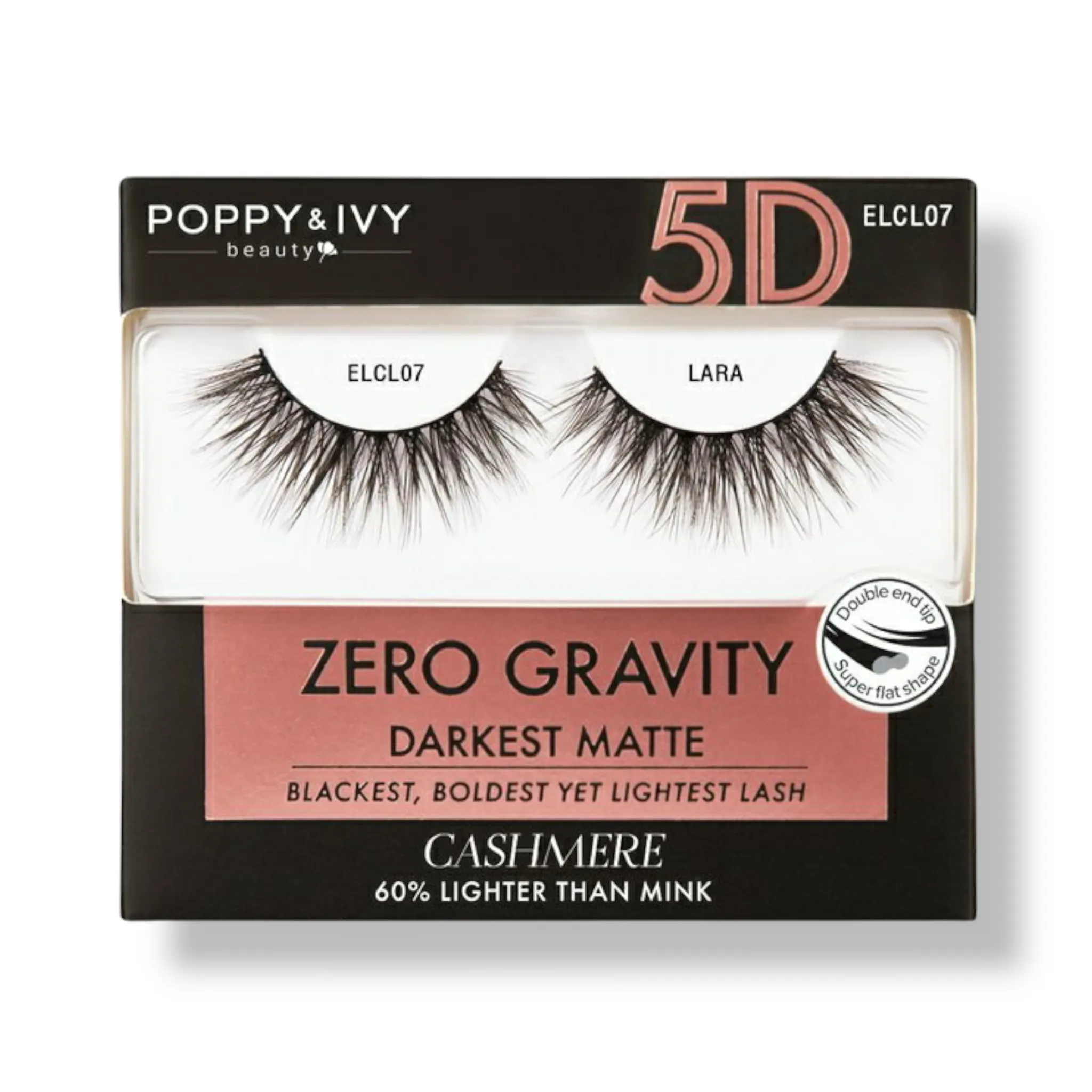 Poppy & Ivy Zero Gravity 5D Cashmere Lashes (Darkest Matte)