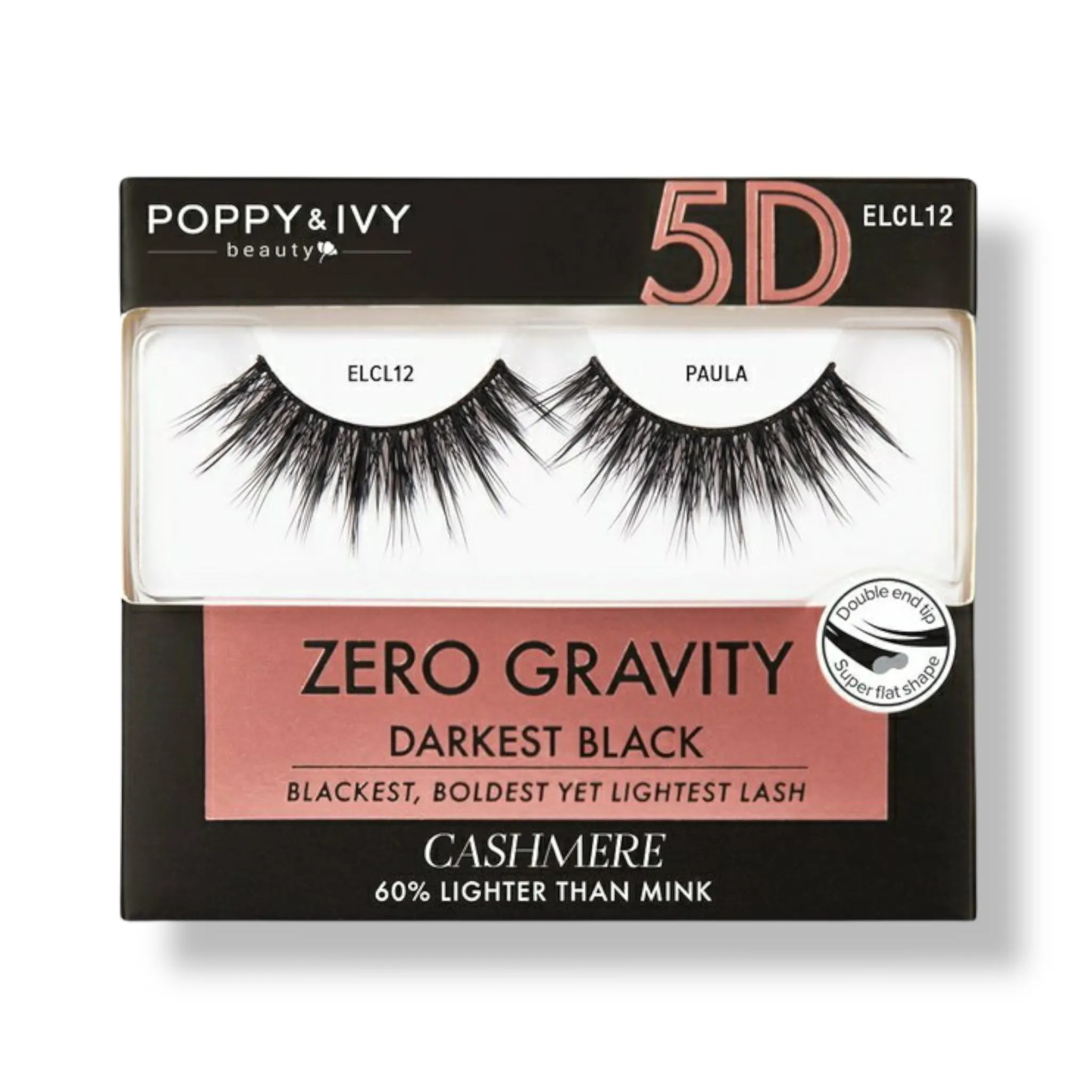 Poppy & Ivy Zero Gravity 5D Cashmere Lashes (Darkest Matte)