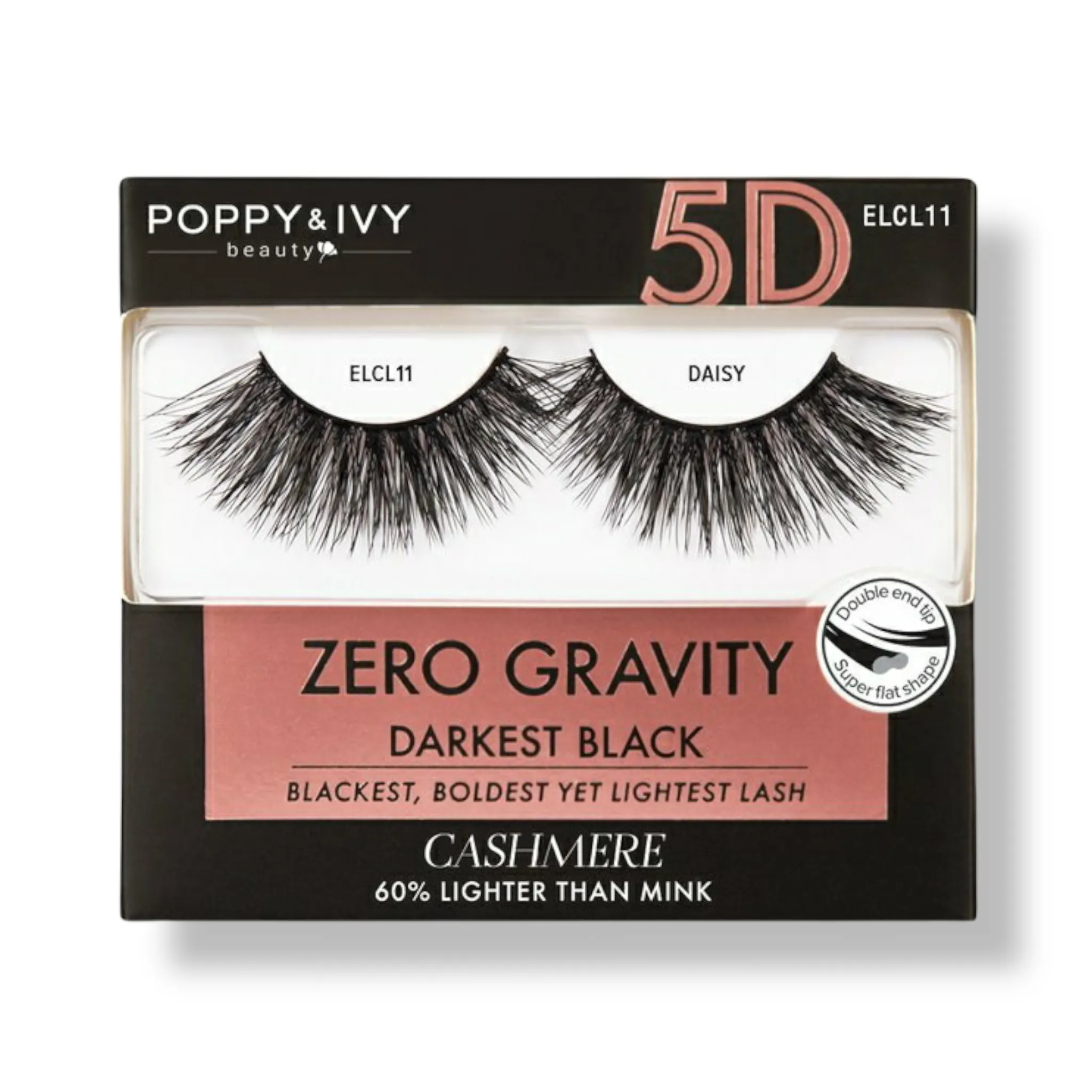 Poppy & Ivy Zero Gravity 5D Cashmere Lashes (Darkest Matte)