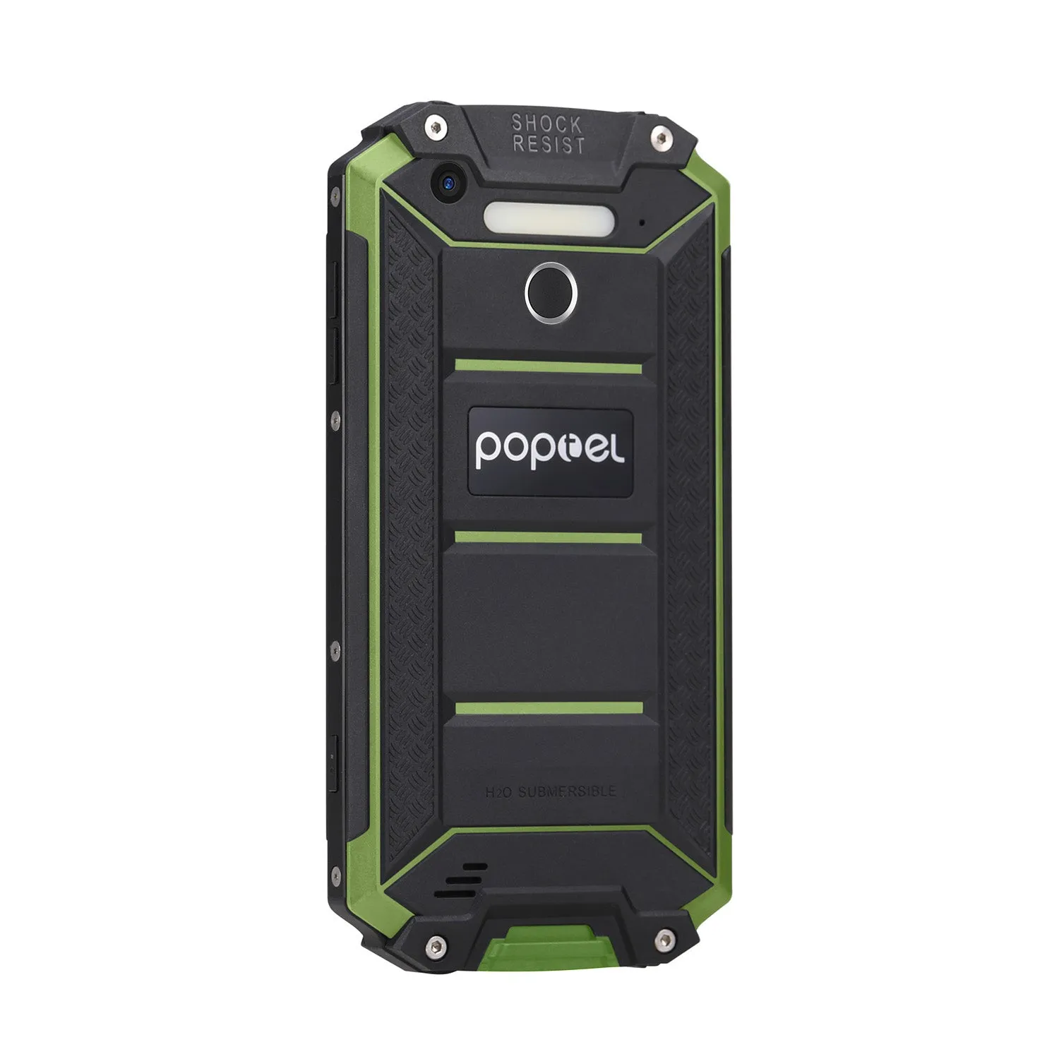 POPTEL P9000 MAX 5.5 Inch Dustproof Shockproof Waterproof Smart Phone Green