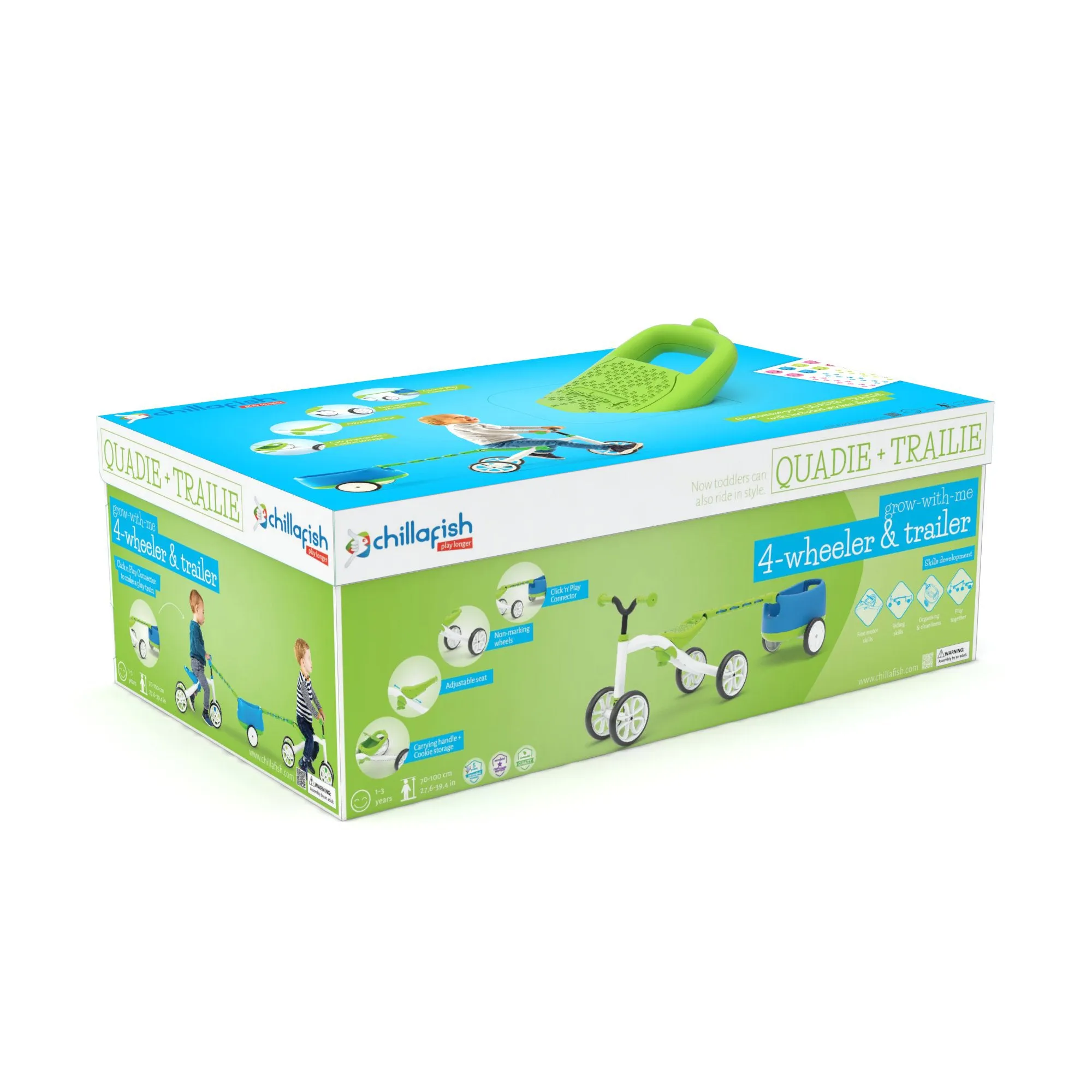 Quadie Trailie - 4-wheel ride-on with trailer