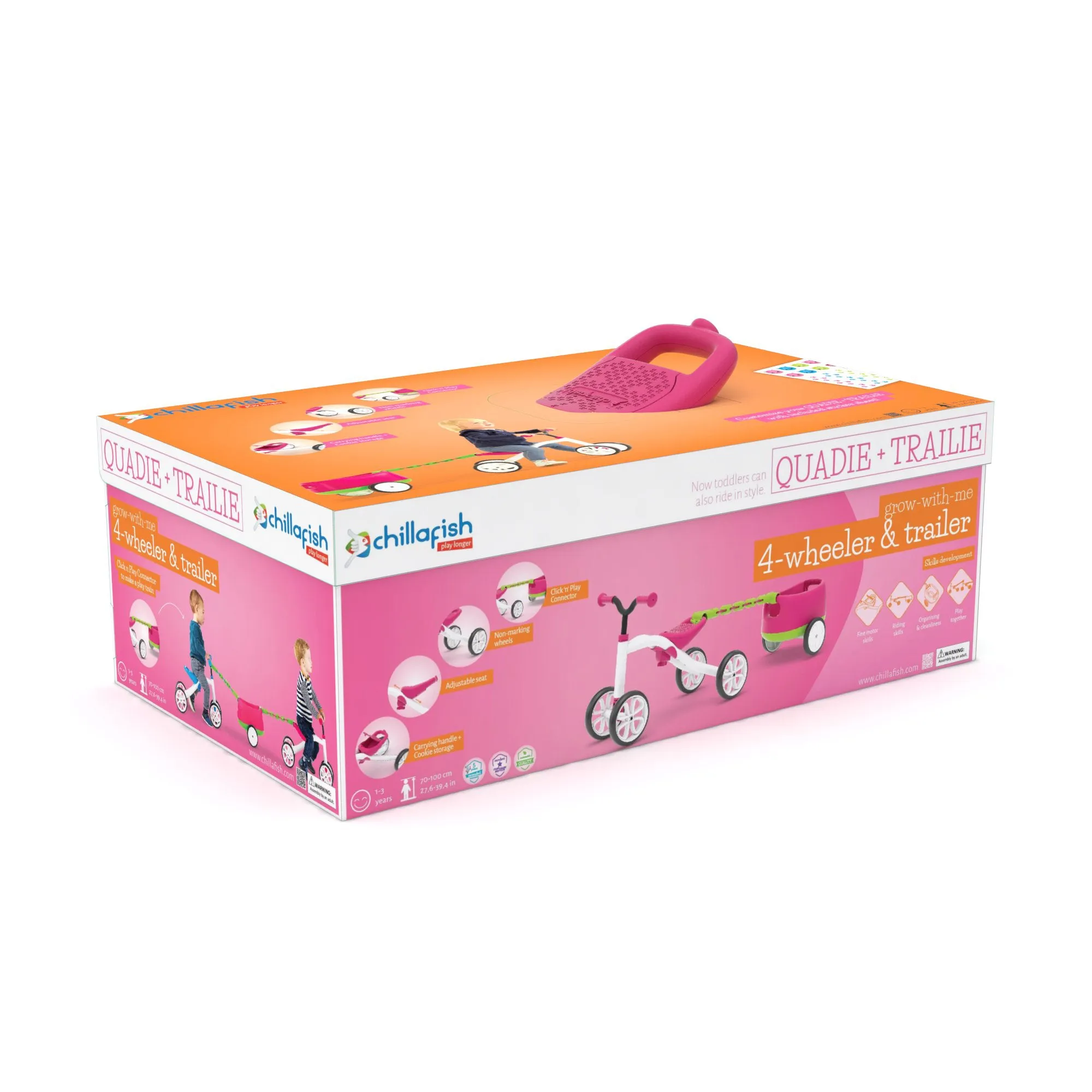 Quadie Trailie - 4-wheel ride-on with trailer