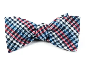 Red Daydream Plaid Bow Tie