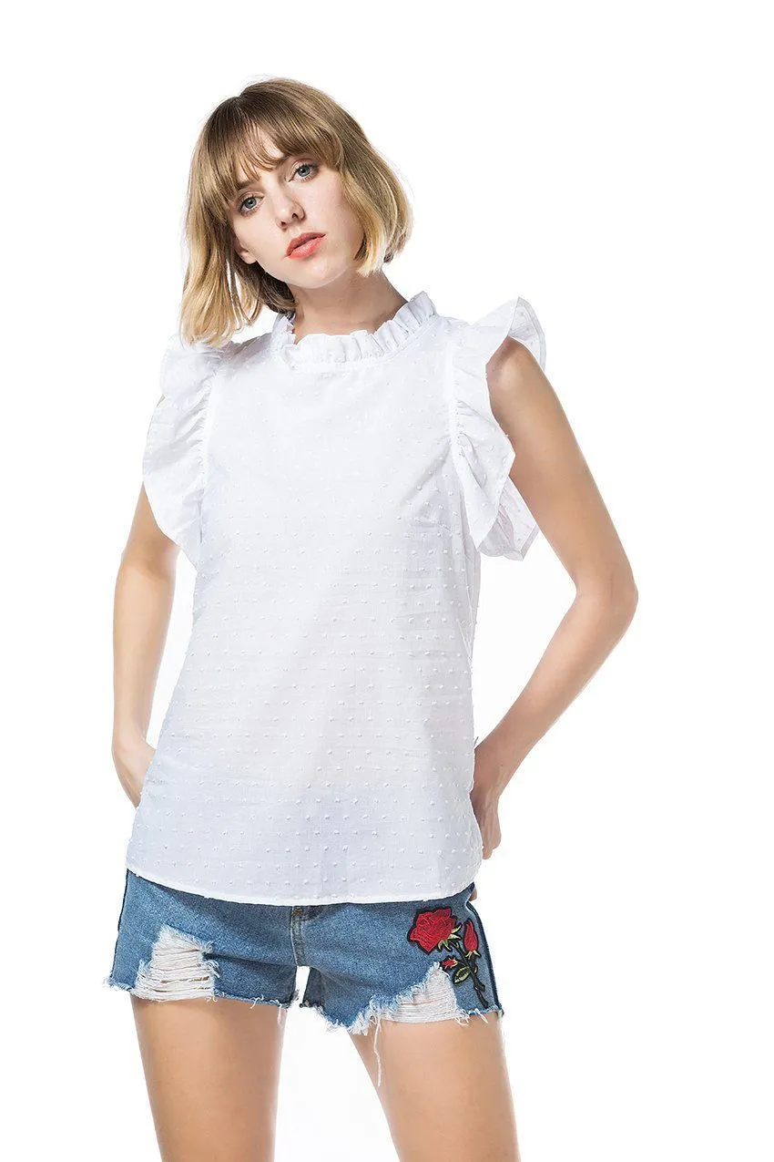 Ruffled Camisole Tank Top