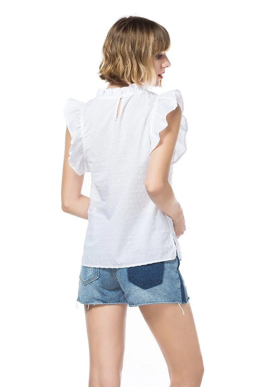 Ruffled Camisole Tank Top