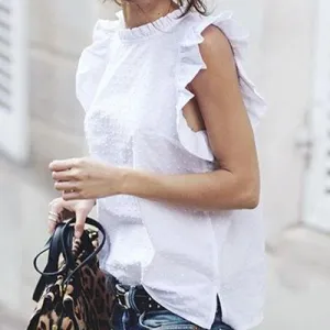 Ruffled Camisole Tank Top