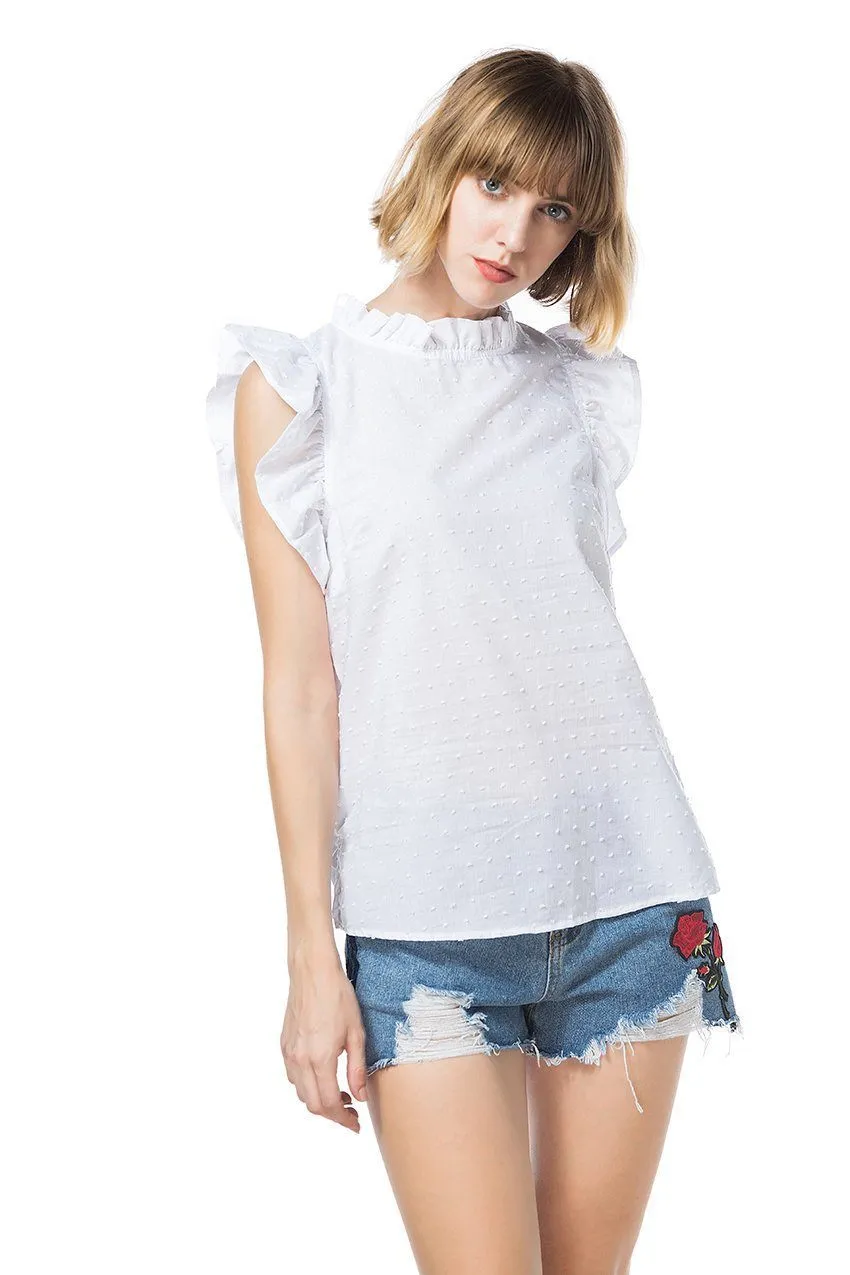 Ruffled Camisole Tank Top