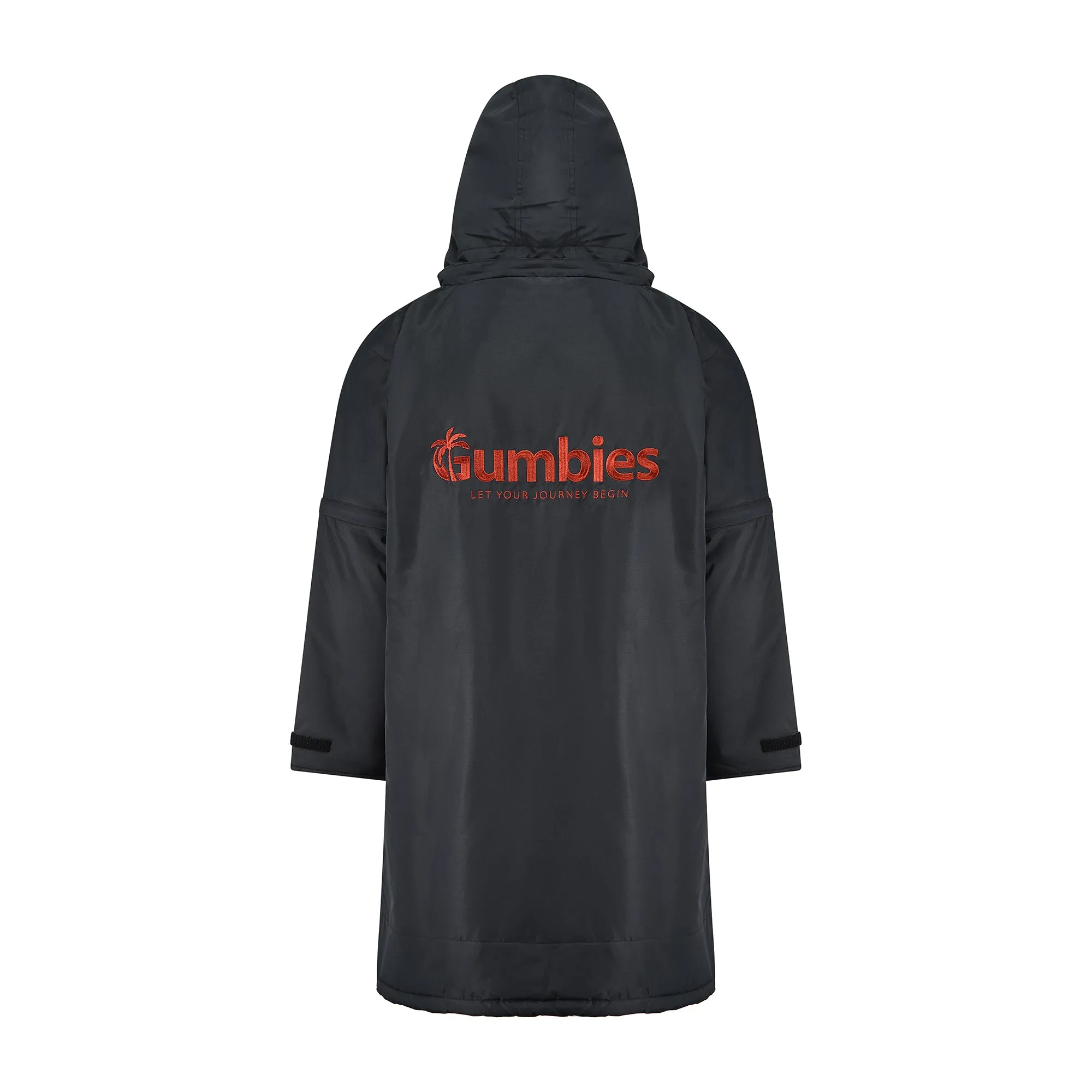 S-Cape Changing Robe - Black & Burgundy