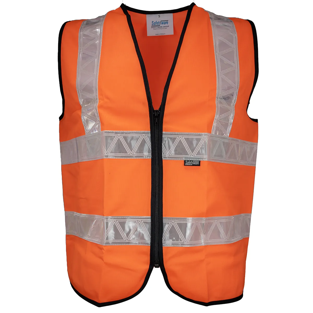 Safetyware Work Series Safety Vest with Silver Reflective Tape