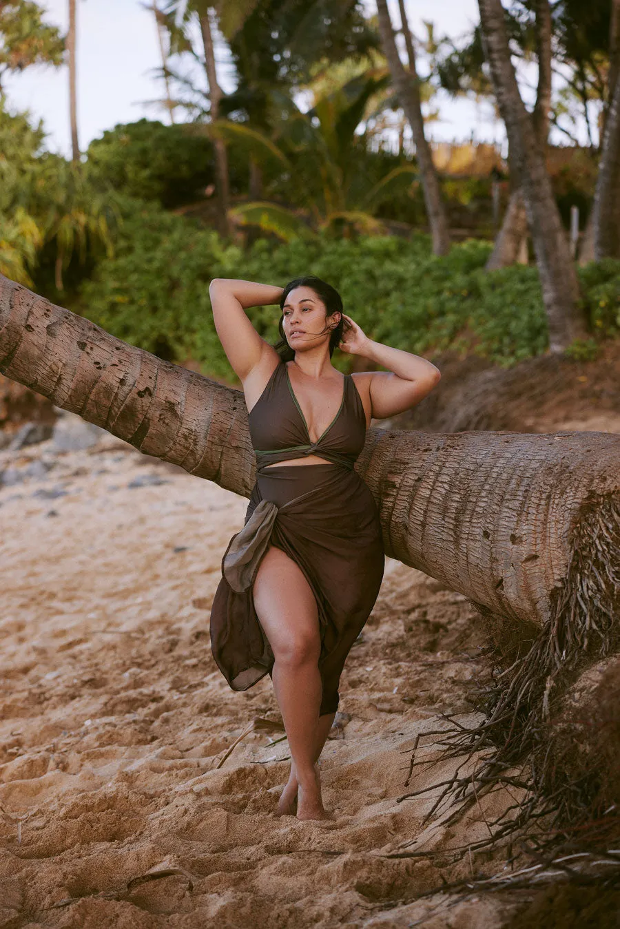 SAMPLE | Tea Tree Reversible Bikini Wrap Top