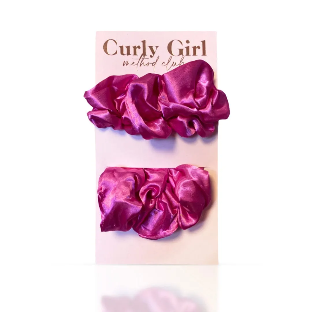 Satin Scrunchies 3-Pack: No-Tug, Frizz Free