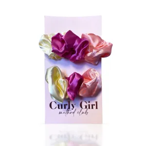 Satin Scrunchies 3-Pack: No-Tug, Frizz Free