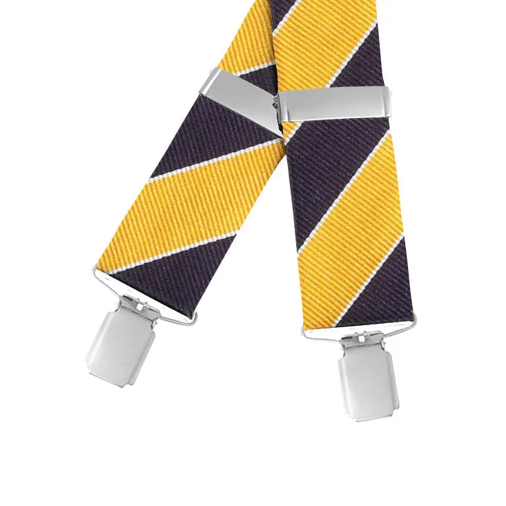 Scholastic Navy/Gold - Braces/Suspenders