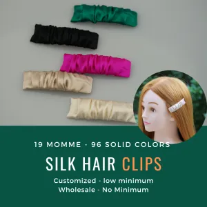 Silk Hair Clips Custom Wholesale