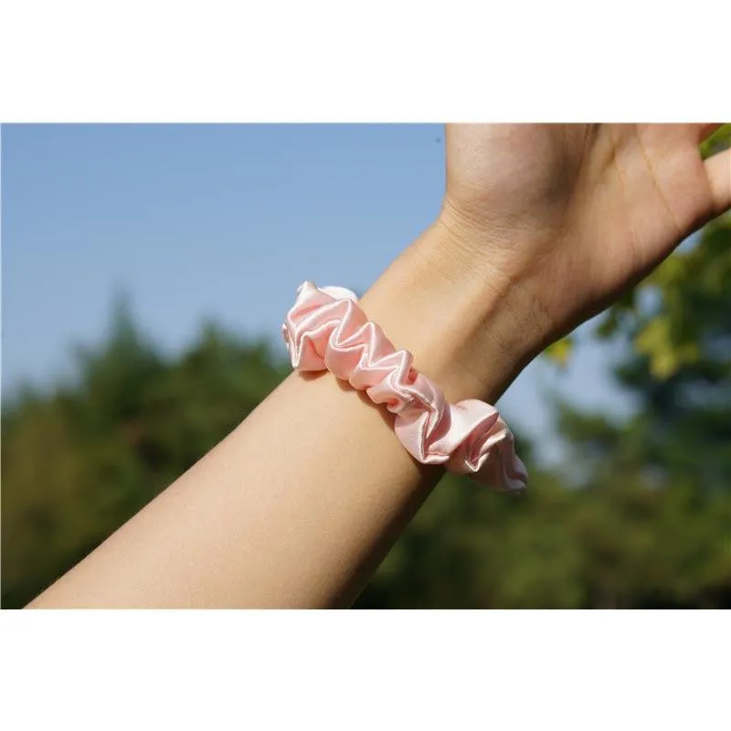 Silk Scrunchies Classic Pink