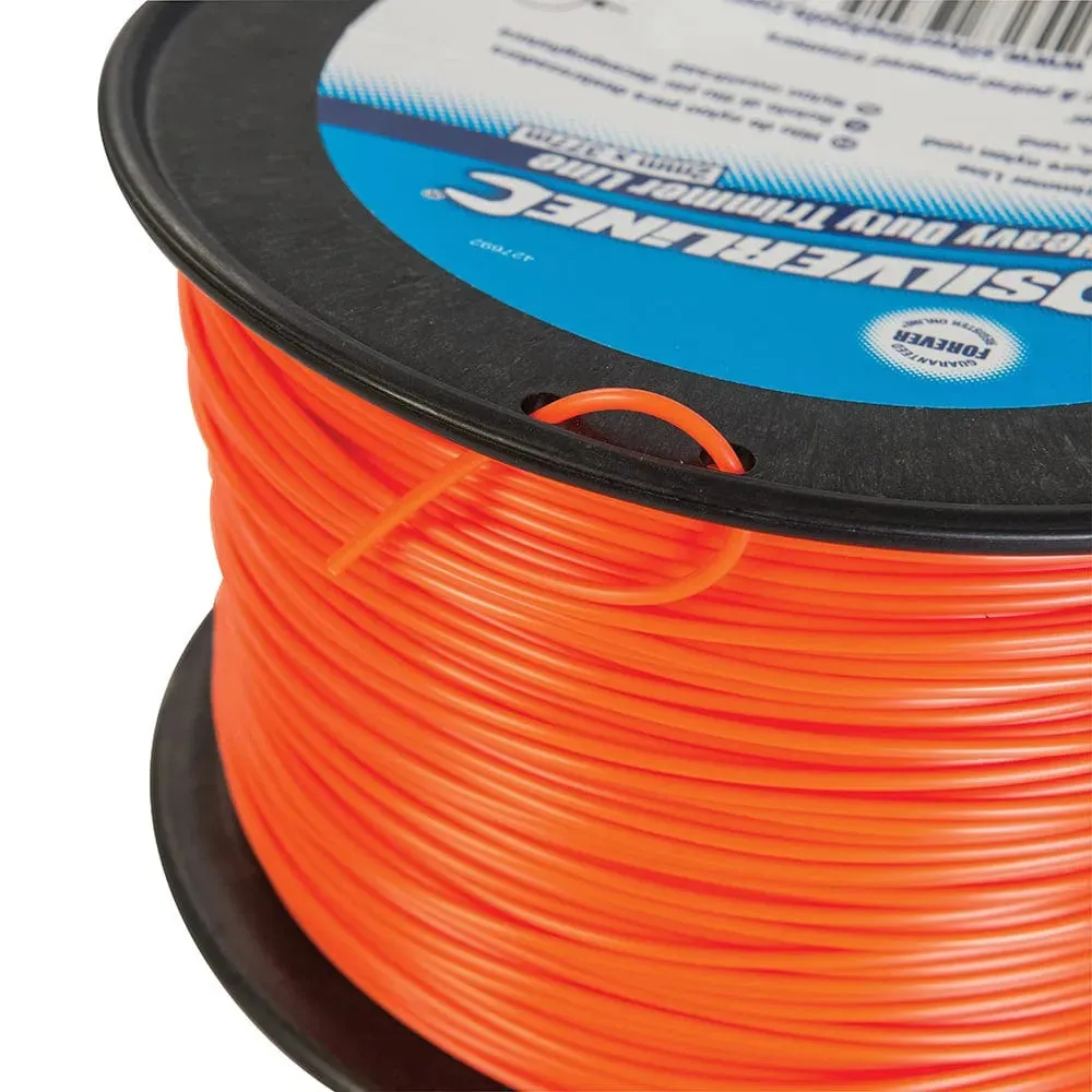 Silverline 2mm X 377M Heavy Duty Replacement Nylon Cord Strimmer Line 427692